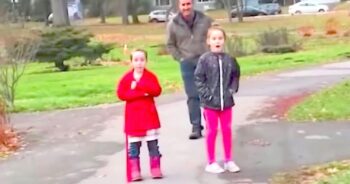 2 Girls Cried For A Dog In High-Risk Shelter & Don’t Know Mom Has Adopted The Same Dog
